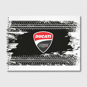 Альбом для рисования с принтом Ducati | Дукати (Z) в Кировске, 100% бумага
 | матовая бумага, плотность 200 мг. | Тематика изображения на принте: audi | audi ag | corse | ducati | ducati motor holding | hypermotard | multistrada | panigale | scrambler | streetfighter | supersport | дукати | корсе | массимо борди | мото | мотокросс | фабио тальони