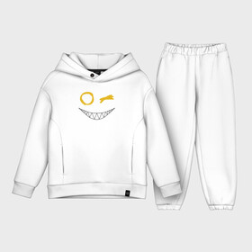 Детский костюм хлопок Oversize с принтом Emoji winking в Кировске,  |  | Тематика изображения на принте: emoji | smile | глаза крестики | злой смайл | злой смайлик | зубы | контраст | крестики | подарок | пятна | смайл | смайлик | улыбка | эмоджи | эмоция