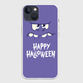 Чехол для iPhone 13 с принтом HAPPY HALLOWEEN в Кировске,  |  | halloween | holiday | pumpkin | samayn | vampire | zombie | вампир | ведьма | вечеринка | день всех святых | зомби | карнавал | маскарад | мертвец | оборотень | привидение | самайн | светильник джека | страшный джек | труп