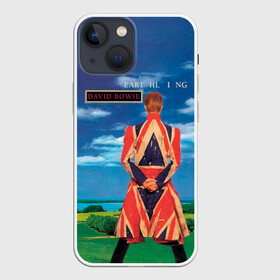 Чехол для iPhone 13 mini с принтом Earthling   David Bowie в Кировске,  |  | david bowie | альтернативный | арт | боуи | глэм | девид | джаз | дэвед | дэвид | музыка | музыкант | певец | поп | психоделический | рок | соул | хард | экспериментальный | электронная | эмбиент