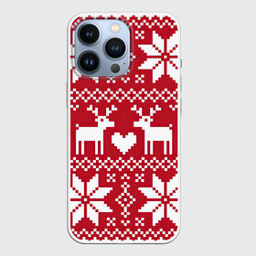 Чехол для iPhone 13 Pro с принтом Пиксельные рождественские олени в Кировске,  |  | арт | большие цветы | большой цветок | вязаный рисунок | вязь | новый год | олени | олень | рисунок | рождество | сердечко | сердце | снег | снежинка | снежинки | цветок | цветы