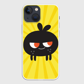 Чехол для iPhone 13 mini с принтом Toca Boca Yellow в Кировске,  |  | Тематика изображения на принте: digital toys | gamer | games | helicopter taxi | pets | toca boca | toca hair salon | toca kitchen | toca life | toca life city | toca life worl | toca tea party | video games | игры