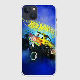 Чехол для iPhone 13 с принтом Hot Wheels. Хот Вилс в Кировске,  |  | auto | avto | car | game | hot | hotweels | race | weels | wheels | авто | автоспорт | гонки | игра | игрушка | машина | модель | хот вилс