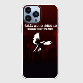 Чехол для iPhone 13 Pro Max с принтом American Tragedy Redux   Hollywood Undead в Кировске,  |  | Тематика изображения на принте: charlie scene | da kurlzz | danny | deuce | funny man | hollywood undead | hu | j dog | jeffree star | johnny 3 tears | lorene drive | shady jeff | андед | голивуд | голливуд | голливудская | группа | гу | нежить | реп | рок | рэп | рэпкор 