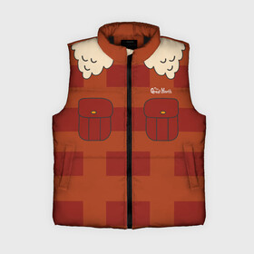 Женский жилет утепленный 3D с принтом Beef Tobin jacket в Кировске,  |  | beef tobin | the great north | аляска | американский мультфильм | великий север | закусочная боба