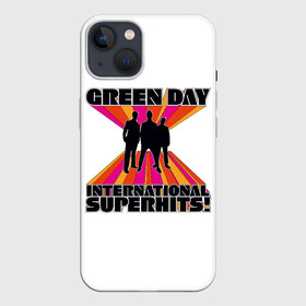 Чехол для iPhone 13 с принтом International Superhits Green Day в Кировске,  |  | american idiot | green day | альтернативный | билли джо армстронг | греен дай | грин дей | гриндей | группа | зелёный день | майк дёрнт | музыка | панк | поп | поппанк | рок | тре кул