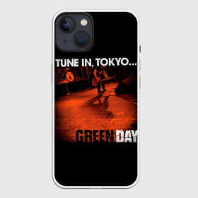 Чехол для iPhone 13 с принтом Tune In, Tokyo... Green Day в Кировске,  |  | american idiot | green day | альтернативный | билли джо армстронг | греен дай | грин дей | гриндей | группа | зелёный день | майк дёрнт | музыка | панк | поп | поппанк | рок | тре кул