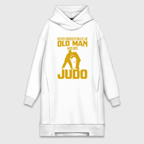 Платье-худи хлопок с принтом Old Man Judo в Кировске,  |  | fighter | japan | judo | mma | sport | ufc | warrior | боец | бой | воин | дзюдо | дзюдоист | единоборства | карате | поединок | спорт | спортсмен | чемпион | япония