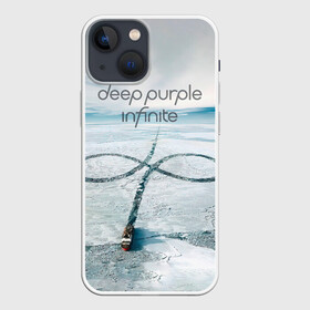 Чехол для iPhone 13 mini с принтом Infinite   Deep Purple в Кировске,  |  | deep purple | альбом | гловер | группа | дееп | деп | ди | дип перпл | диперпл | дипперпл | иэн гиллан | иэн пэйс | лого | логотип | метал | морс | пепл | прогрессивный | психоделический | рок | символ | хард