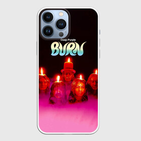Чехол для iPhone 13 Pro Max с принтом Deep Purple   Burn в Кировске,  |  | deep purple | альбом | гловер | группа | дееп | деп | ди | дип перпл | диперпл | дипперпл | иэн гиллан | иэн пэйс | лого | логотип | метал | морс | пепл | прогрессивный | психоделический | рок | символ | хард