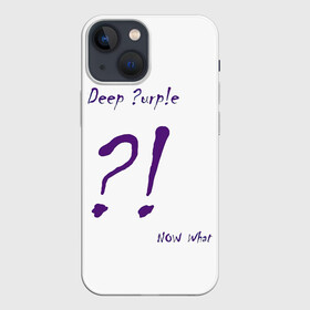 Чехол для iPhone 13 mini с принтом Now What Deep Purple в Кировске,  |  | deep purple | альбом | гловер | группа | дееп | деп | ди | дип перпл | диперпл | дипперпл | иэн гиллан | иэн пэйс | лого | логотип | метал | морс | пепл | прогрессивный | психоделический | рок | символ | хард