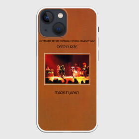 Чехол для iPhone 13 mini с принтом Made in Japan   Deep Purple в Кировске,  |  | deep purple | альбом | гловер | группа | дееп | деп | ди | дип перпл | диперпл | дипперпл | иэн гиллан | иэн пэйс | лого | логотип | метал | морс | пепл | прогрессивный | психоделический | рок | символ | хард