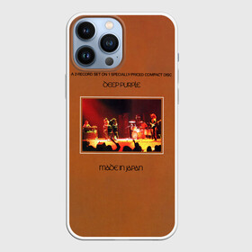 Чехол для iPhone 13 Pro Max с принтом Made in Japan   Deep Purple в Кировске,  |  | deep purple | альбом | гловер | группа | дееп | деп | ди | дип перпл | диперпл | дипперпл | иэн гиллан | иэн пэйс | лого | логотип | метал | морс | пепл | прогрессивный | психоделический | рок | символ | хард