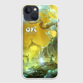 Чехол для iPhone 13 с принтом Ori | Ori and the Will of the Wisps в Кировске,  |  | moon studios | ori and the will of the wisps | блуждающий огонек | блуждающий огонь | дух ори | ку | ори и блуждающие огоньки | сеир