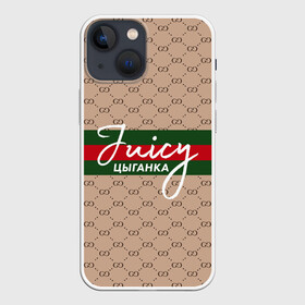 Чехол для iPhone 13 mini с принтом Juicy цыганка Gucci в Кировске,  |  | gucci | instasamka | juicy цыганка | гуччи | инстасамка