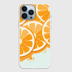 Чехол для iPhone 13 Pro Max с принтом АПЕЛЬСИН | ORANGE в Кировске,  |  | citrus | orange | summer | апельсин | витамин | витамины | лето | цитрус | цитрусовый | цитрусовый микс