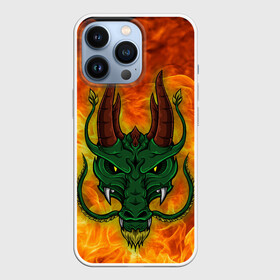 Чехол для iPhone 13 Pro с принтом Японский дракон | Japanese Dragon в Кировске,  |  | dragon | fire | japanese dragon | monster | драго | дракон | монстр | огнедыщащий | огонь | прикольная картинка | чудовище | японский дракон | ящерица