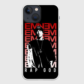 Чехол для iPhone 13 mini с принтом Рэп бог в Кировске,  |  | eminem | hip hop | rap | rep | исполнители | исполнитель | маршал мэтерс | музыка | реп | эминем | эминэм