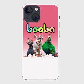Чехол для iPhone 13 mini с принтом БУБА С ДРУЗЬЯМИ | BOOBA (Z) в Кировске,  |  | baby | booba | buba | gnom | буба | гном | гномик | детям | для ребенка | мультик | ребенку