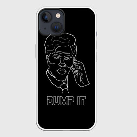 Чехол для iPhone 13 с принтом Богданов Dump It в Кировске,  |  | bogdanoff | crypto | cryptocurrency | dump it | memes. крипта | биткоин | богданов | братья богдановы | криптовалюта | мем | мемы | пластические операции | эфир