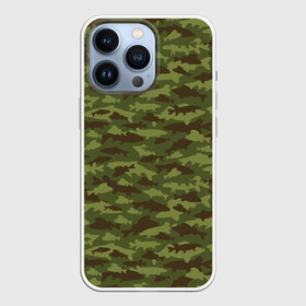 Чехол для iPhone 13 Pro с принтом Рыбак (камуфляж из рыб) в Кировске,  |  | camouflage | fish | fishing | military | блесна | воблер | донка | закидушка | камуфляж | крючок | милитари | подсак | поплавок | природа | рыба | рыбак | рыбалка | рыбалка камуфляж | рыбная ловля | рыболов | садок