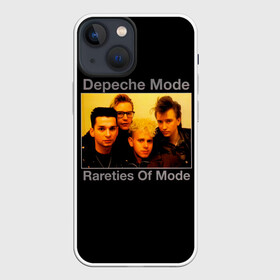 Чехол для iPhone 13 mini с принтом Rareties of Mode   Depeche Mode в Кировске,  |  | Тематика изображения на принте: depeche mode | альбом | альтернативный | вестник моды | группа | депеш мод | депешмод | дэйв гаан | индастриал | мартин гор | музыка | новая волна | рок | синти поп | электроник | энди флетчер