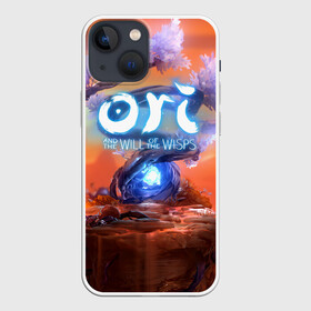 Чехол для iPhone 13 mini с принтом Ori and the Will of the Wisps | Ори и Блуждающие огоньки в Кировске,  |  | moon studios | ori and the will of the wisps | блуждающий огонек | блуждающий огонь | дух ори | ку | ори и блуждающие огоньки | сеир