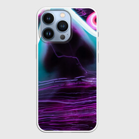 Чехол для iPhone 13 Pro с принтом face in neon style в Кировске,  |  | face | neon style | лицо | неон | очки