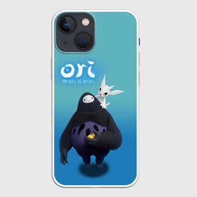 Чехол для iPhone 13 mini с принтом Naru и Ori | Нару and Ori в Кировске,  |  | moon studios | naru | ori and the will of the wisps | блуждающий огонек | блуждающий огонь | дух ори | ку | нару | ори и блуждающие огоньки | сеир