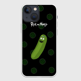 Чехол для iPhone 13 mini с принтом Rick Pickle в Кировске,  |  | morty | pickle | ram | randm | rick | rick and morty | злой морти | злой рик | морти | мультфильмы | огурец | портал рик и морти | рик | рик и морти | рик огурец | рик огурчик | сыендук