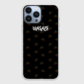 Чехол для iPhone 13 Pro Max с принтом Wasabi Gothic в Кировске,  |  | black | blackletter | core | gothic | japan | lettering | metal | wasabi | white | белое | васаби | готика | готические надписи | леттеринг | леттеринг надписи | модно | роллы | современные | суши | узоры | черное | япония