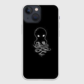 Чехол для iPhone 13 mini с принтом Small Octopus в Кировске,  |  | draw | drawing | octopus | карандаш | милашка | море | морские обитатели | октопус | осьминог | осьминожка | рисунок | рисунок карандашом | рыба