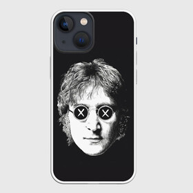 Чехол для iPhone 13 mini с принтом Ленон в очках в Кировске,  |  | alternative | beatles | music | rock | альтернатива | битлс | битлы | джон леннон | джордж харрисон | музыка | пол маккартни | ринго старр | рок