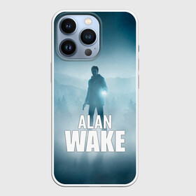 Чехол для iPhone 13 Pro с принтом Alan Wake Video Game Art в Кировске,  |  | action | adventure | alan | entertainment | game | horror | remedy | survival | videogame | wake | алан | брайт | игра | лес | ночь | триллер | уэйк | фоллс | фонарик | хоррор | экшн