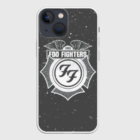 Чехол для iPhone 13 mini с принтом Foo Fighters 1995 FF в Кировске,  |  | ff | foo fighters | альтернативный | группа | дэйв грол | крис шифлетт | логотипа | метал | музыка | надпись | нэйт мендел | постгранж | пэт смир | рок | серая | тейлор хокинс | фу файтерс | фф | хард | хардрок