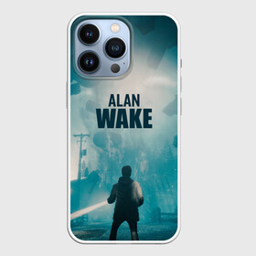 Чехол для iPhone 13 Pro с принтом Алан Уэйк арт в Кировске,  |  | action | adventure | alan | entertainment | game | horror | remedy | survival | wake | алан | брайт | игра | лес | ночь | триллер | уэйк | фоллс | фонарик | хоррор | экшн