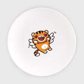 Тарелка с принтом влюбленный тигренок в Кировске, фарфор | диаметр - 210 мм
диаметр для нанесения принта - 120 мм | 2022 | год тигра | новый год | новый год 2022 | символ года | тигр | тигренок | тигрица | тигры
