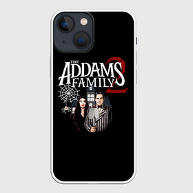 Чехол для iPhone 13 mini с принтом Адамсы в Кировске,  |  | halloween | the addams family 2 | адамсы | гомес | горящий тур | мартиша | мультфильм | семейка аддамс | ужасы | хэллоуин
