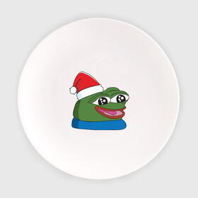 Тарелка с принтом Pepe, pepe happy, Пепе хеппи, pepe happy new year в Кировске, фарфор | диаметр - 210 мм
диаметр для нанесения принта - 120 мм | Тематика изображения на принте: frog pepe | happy | happy new year | mem | meme | peepo | pepe | pepe happy | pepe happy new year | лягушка пепе | лягушонок | лягушонок пепе | пепе хеппи | хеппи