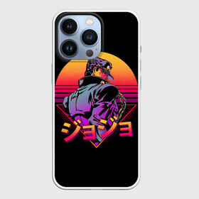 Чехол для iPhone 13 Pro с принтом Ретровейв Джотаро в Кировске,  |  | anime | jojo | jojo bizarre adventure | jojos bizarre adventure | vaporwave | аниме | вапорвейв | вейпорвейв | джоджо | джотаро | манга | ретровейв