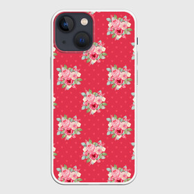 Чехол для iPhone 13 mini с принтом Красные цветы розы в Кировске,  |  | flowers | весна | лето | розочка | розы | цветочки | цветы