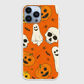 Чехол для iPhone 13 Pro Max с принтом УЖАСТИКИ НА ВЯЗАНКЕ в Кировске,  |  | bundle | ghost | ghosts | halloween | haloween | knitting | pumpkin | skull | skulls | spider | spiders | вязанка | паук | пауки | призрак | призраки | тыква | хеллоин | хеллоуин | хелоин | хелоуин | хэллоин | хэллоуин | хэлоин | хэлоуин | 