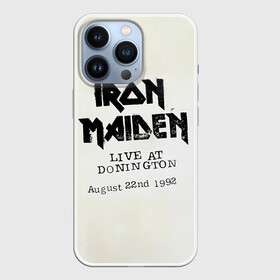 Чехол для iPhone 13 Pro с принтом Live at Donington   Iron Maiden в Кировске,  |  | iron maiden | адриан смит | айран | айрон | группа | дэйв мюррей | железная дева | ирон | майден | мейд | мейден | метал | мрачный | музыка | песни | рок | стив харрис | тяжелый | хеви | хевиметал