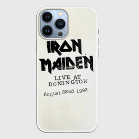 Чехол для iPhone 13 Pro Max с принтом Live at Donington   Iron Maiden в Кировске,  |  | iron maiden | адриан смит | айран | айрон | группа | дэйв мюррей | железная дева | ирон | майден | мейд | мейден | метал | мрачный | музыка | песни | рок | стив харрис | тяжелый | хеви | хевиметал