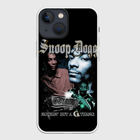 Чехол для iPhone 13 mini с принтом Snoop Doggy Dogg в Кировске,  |  | black | calvin | dogg | gangsta | hip hop | music | rap | snoop | usa | гангстер | дог | крутой | музыка | рэп | снуп | сша | хип хоп