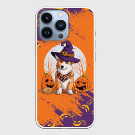 Чехол для iPhone 13 Pro с принтом КОРГИ НА ХЭЛЛОУИНЕ в Кировске,  |  | corgi | halloween | haloween | корги | пёс | рыжая | рыжая собака | собака | собакен | собачка | собачуха | хеллоин | хеллоуин | хелоин | хелоуин | хэллоин | хэллоуин | хэлоин | хэлоуин