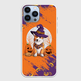 Чехол для iPhone 13 Pro Max с принтом КОРГИ НА ХЭЛЛОУИНЕ в Кировске,  |  | corgi | halloween | haloween | корги | пёс | рыжая | рыжая собака | собака | собакен | собачка | собачуха | хеллоин | хеллоуин | хелоин | хелоуин | хэллоин | хэллоуин | хэлоин | хэлоуин