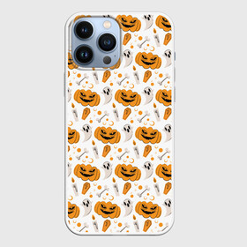 Чехол для iPhone 13 Pro Max с принтом Patern Halloween 22 в Кировске,  |  | 31 | bones | holiday | skull | spider | witches