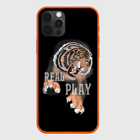 Чехол для iPhone 12 Pro Max с принтом Real Play в Кировске, Силикон |  | звери | крупные кошки | новый год | подарок | праздники | тигр | тигренок