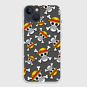 Чехол для iPhone 13 с принтом Ван Пис, Мугивара (узор) в Кировске,  |  | anime | monkey d luffy | mugiwara | one piece | аниме | ванпис | манга | манки д лаффи | манки д луффи | мугивара | соломенная шляпа